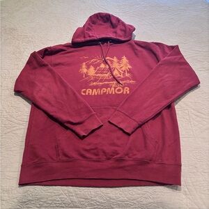 Campmor Logo Hoodie Sweatshirt, Size L
